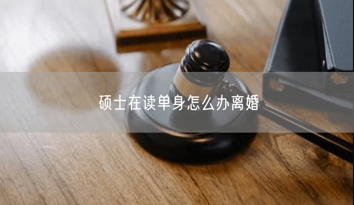 硕士在读单身怎么办离婚