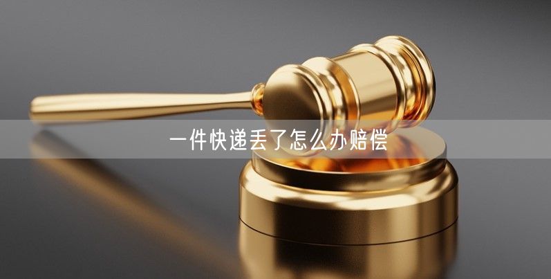 一件快递丢了怎么办赔偿