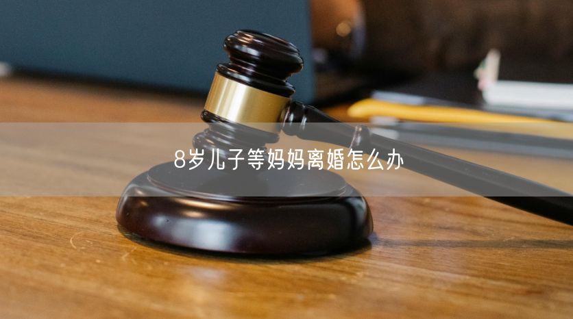 8岁儿子等妈妈离婚怎么办