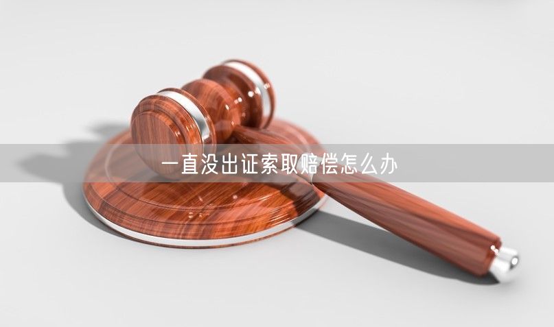 一直没出证索取赔偿怎么办